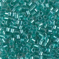 Miyuki delica beads 8/0 - Sparkling aqua green lined crystal DBL-904